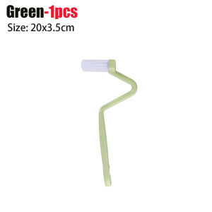 [Free Shipping] 3PCS Toilet Cleaning Brush for Toilet Bowl Multifunction Bending Handle Scrubber Bathroom Cleaning Accessories