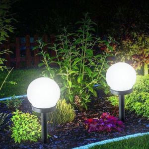 LED Solar Garden Light Round Ball Outdoor Waterproof Lawn Light Yard Light Lawn Landscape Decoration