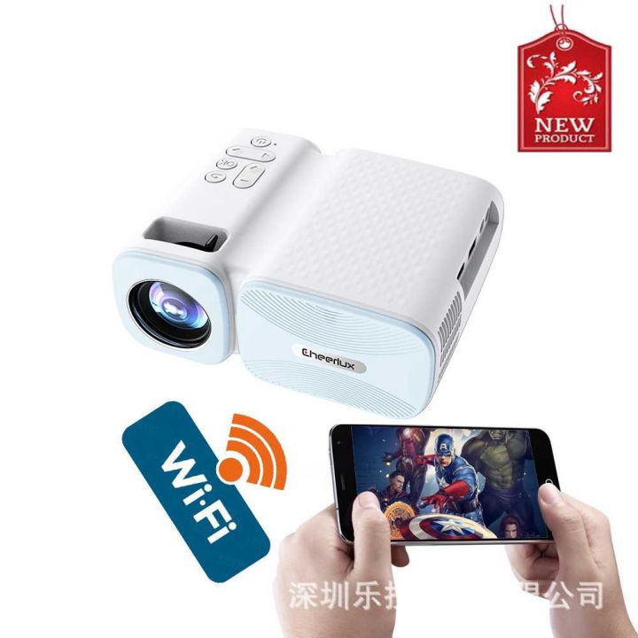 Mini Projector C11 Cheerlux C11 Wifi Mini Projector Full HD 2000 Lumens Proyektor Wireless ...