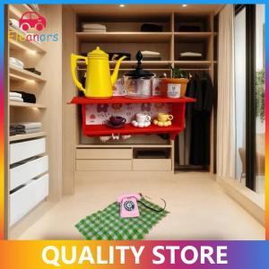 [Eleanor] 12-Point Dollhouse Wall Rack Plastic Shelf Cute Box Accessory OB11 Miniature Scene Photography Prop