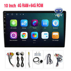 【4G+64G IPS Octa Core】TS18 Double Din 9/10 Inch Car Android Player Wireless Carplay&Android Auto with 4G/Wifi internet GPS Navigation Bluetooth FM DSP Split Screen Function