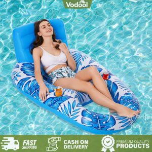 [VSC] Inflatable Pool Recliner Floater Multifunctional Water Sports Floating Seat Adults Swimming Pool Accessories