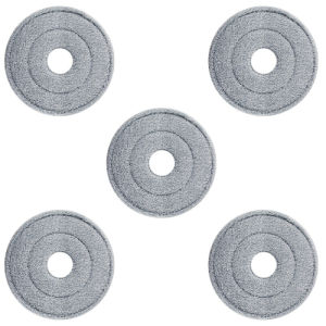 ไม้ถูพื้นปั่น ม็อบปั่นแบบถังเดี่ยวแยกน้ำ ชุดถังถูพื้นแบบถังเดี่ยวแยกน้ำเสีย ถังถูพื้นแบบกลม ไม้ถูพื้น Spin Mop ม๊อบถูพื้น ผ้า*2