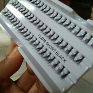 BULU MATA TANAM FLARE 60 HELAI bulu mata eyelash lentik