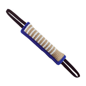 HamshMoc Durable Dog Bite Sleeve Interactive Dog Bite Tug Toy Jute Professional Biting Equipment with Handle for Medium Large Dog for Bite Training