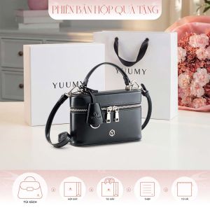 Bộ hộp quà YUUMY (Túi đeo chéo nữ YUUMY YN291 + Hộp quà YHQ3T + Túi giấy YTG3T + Túi rút BVR3838 + Thiệp cảm ơn YBT1)