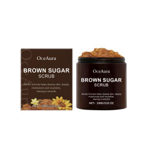 Reduces Roughness Brown Sugar Body Scrub Gently Cleanses Dead Skin Plant Oils Nourish Skin Leaving It Smooth and Soft