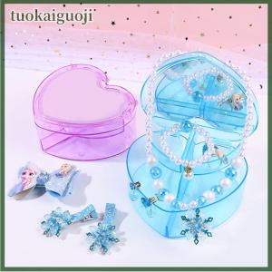 tuokaiguoji กล่องเก็บของรูปหัวใจน่ารักเครื่องประดับกล่องเก็บของจิปาถะตั้งโต๊ะสำหรับสำนักงาน