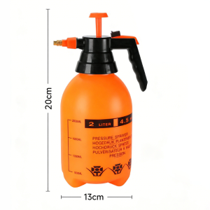 3L Portable Hand Pressure Pump Sprayer Adjustable Brass Nozzle Switch Mist to Water Jet Thickened Durable Spray Bottle for Garden Plant Watering Car Cleaning Home Disinfectant Spraying