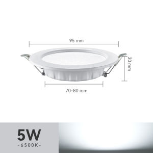 LED Downlight 5W 7W 9W 12W 20W 220V Recessed Ceiling Lamp Round LED Panel Down Lights Spotlight Lighting