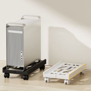 XYAX Có thể điều chỉnh Giá đỡ máy tính Kính thiên văn Bánh xe xoay Giá đỡ di động Giá đỡ PC có bánh xe Giá đỡ tản nhiệt Máy tính để bàn gia đình