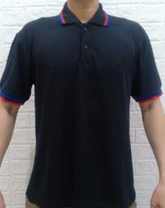 New Polo-Kaos Polo shirt Kerah Criss-Cross