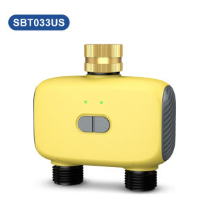 Bluetooth Smart Garden Sprinkler Water Timer 2 Way Rain Delay Timer Programmable Automatic Irrigation Controller Support Alexa