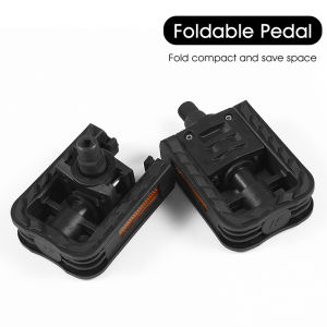 WEST BIKING จักรยาน2Pcs ที่เหยียบแบบพับได้ MTB จักรยานเสือหมอบลื่นเหยียบไนลอนขี่จักรยานเหยียบแบริ่งจักรยานสากลที่เหยียบแบบพับได้