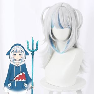 Carlanisa Gura cosplay costume HololiveEN GwarGura kagyu blare gura shark Gwar Gura Halloween Costumes For Women