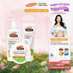 COMBO Ngăn ngừa và làm giảm rạn da Palmers (Lotion Kem Bơ Đậm Đặc)
