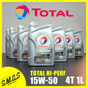 TOTAL 15W50 4T OIL 1L HI-PERF Minyak Hitam Motosikal Minyak Perinci Total [%]