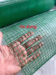 ( Khổ cao 50cm x dài 30m ) Cuộn lưới sắt bọc nhựa Xanh Vây gà vịt  làm chuồng nuôi động vật thú cưng