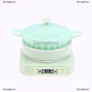 [COD] Springhooe Doll House Mini Kitchen Appliance Model Mini Electromagnetic Pot Shooting Scene Props
