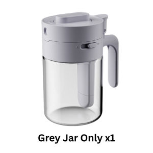 【Product Lab】SG Ready Stock Condiment Glass Jar With Spoon Multipurpose Seasoning Container Kitchen Organizer