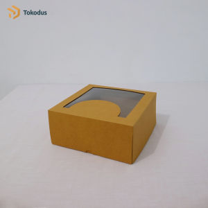 ( ISI 20 ) Kardus kue 20 x 20 x 9 cm bahan premium dan kokoh - Tokodus Pagarsih