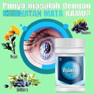 BBM-Kapsul Herbal VISBERRY (Penglihatan jelas Peradangan berkurang Sakit Mata mata merah)