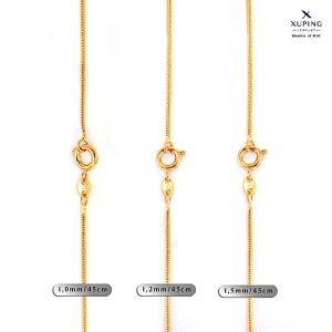 Xuping Kalung Emas Rante Belut Bulat 45cm Kokot O