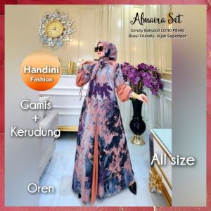 Baju Wanita Almaira Set Gaun Pesta Syari Trendy Handini fashion