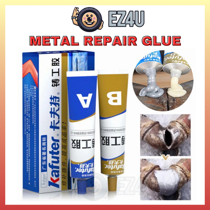 [EZ4U] KAFUTER Metal Glue 100G Gam Besi 2TAN Super Glue Metal Repair