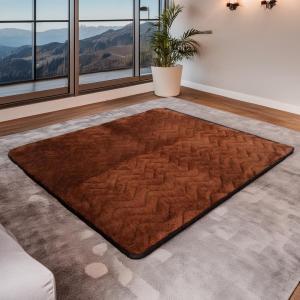 Eiyogen-Karpet bulu Bisban Quilting anti slip premium mewah lembut dan empuk ukuran 140x160cm anti rontok