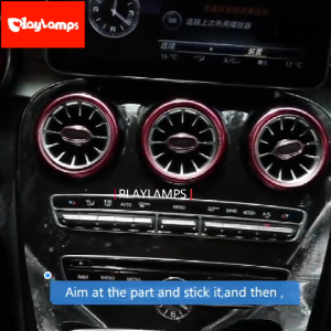 Sticker For Mercedes Benz C Class C200 C260 C300 C180 transparent TPU Film sticker For Mercedes center console Car Covers Stickers Promotion