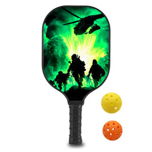 Lightweight Pickleball Paddle with Comfort Grip and Durable Fiberglass surface for Indoor/Outdoor sport racks ID 60625-165445118