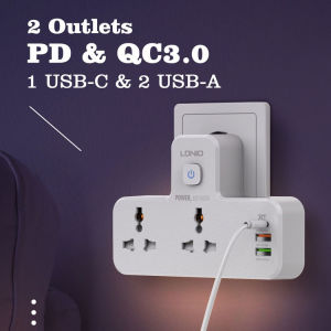 Ổ cắm đèn ngủ có cổng sạc USB đa năng công xuất định mức cao 2500W