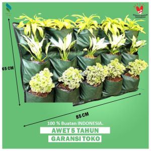 Pot Tanaman Pot Bunga Wall Planter Bag Dinding Planterbag Polybag Tanaman Pot Dinding Gantung A1235