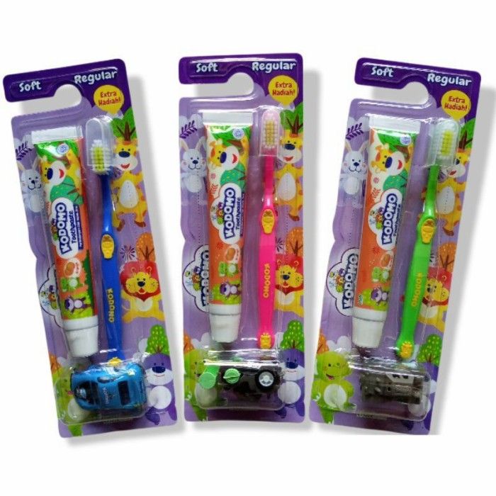 Kodomo 2 in 1 Sikat & Pasta Gigi Extra Hadiah