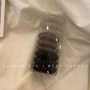 [จัดส่งในกทม]18PC（Box）แฟชั่นเกาหลี ยางรัดผม เครื่องประดับผมผู้หญิงที่เรียบง่าย อุปกรณ์เสริมหรูหรา