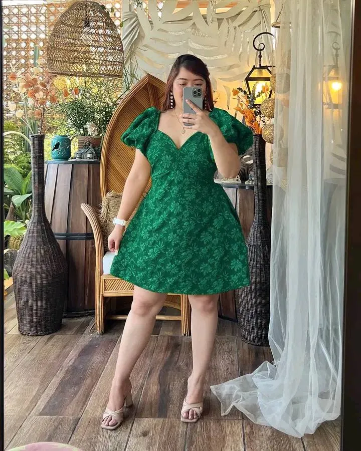 KATHRYN PLUS SIZE EMBOSSED SWEETHEART NECK FAIRY DRESS