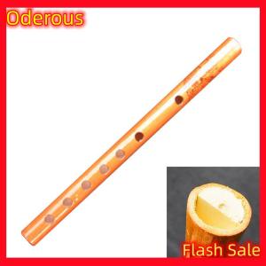 Oderous Traditional 6 Hole Bamboo Flute Clarinet Student Musical Instrument Wood AU