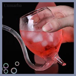 [Cumarba] Wine Whiskey Heat Resistant Sucking Juice Milk Drinking Tube Straw Cup Creative Wine High Quality Cup