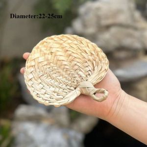 MIRELINA Palm-Leaf Palm-Leaf Fan Lightweight Cooling Fan Portable Handmade Fan Home Decoration