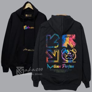 hoodie distro pria gambar depan belakang kekinian 2024 sablon ARTISAN PERFUN sablon saku