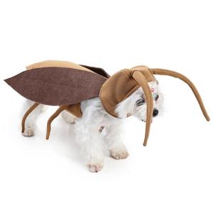 Halloween Dog Cockroach Wing Costume Pranks Outfit Realistic Furry Legs For Large Dog Cosplay Costume