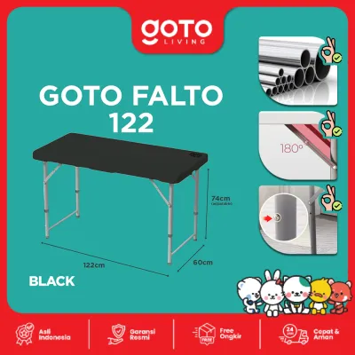 Goto Falto Meja Makan Lipat Camping Table Portable Outdoor Indoor