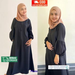 Gamis Terbaru Stella Maxi Busui Dress Gamis Terbaru Wanita - Gamis / dress wanita terbaru 2022 kekinian
