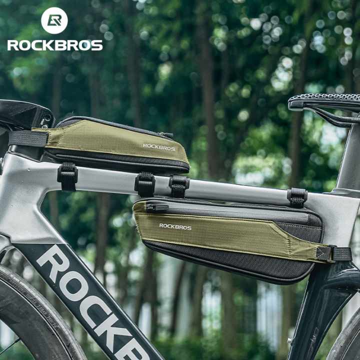 ROCKBROS Bike Bag Front Beam Top Down Tube Front Triangle Bag Road Bike ...