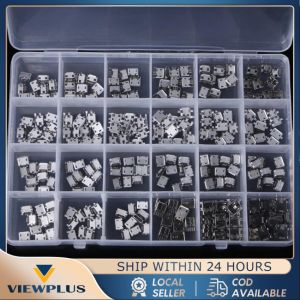 240pcs Soket Micro USB 5 Pin Type B Female Berbagai Model Conector Charger