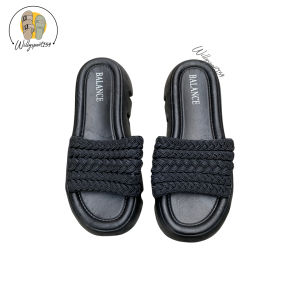 Sandal Wanita Selop Jelly Import Nyaman Fashion Kekinian Glitter Jelly Motif Kepang