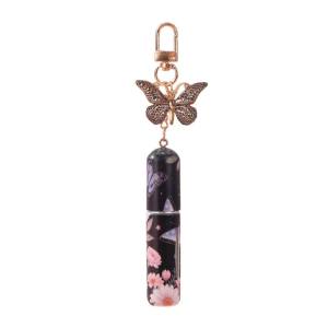 LHS PH. Mini Flower Butterfly Perfume Sub-bottling Cute Keychain Pendant 5ml 1pc Portable Travel Mini Spray