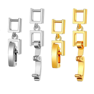 4Pcs Clasp Extenders For Adjustable Bracelets Necklaces Secure Sturdy Copper Chain Extensions