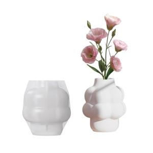 Nordic Style Cloud Mold for Flower Vase Home Decoration Making Mould High Temperature Resistant Silicone Mold